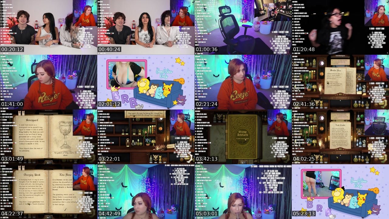 Contact-sheet preview of PeachyJade's Kick recording