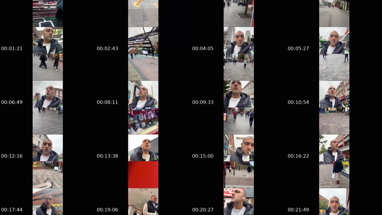 Contact-sheet preview of samanshow's Kick recording