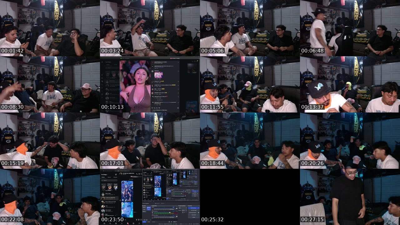 Contact-sheet preview of HEFBoyz's Kick recording