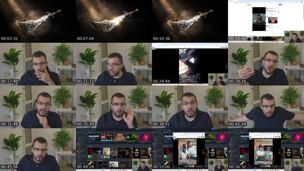 Contact-sheet preview of snowar12's Kick recording