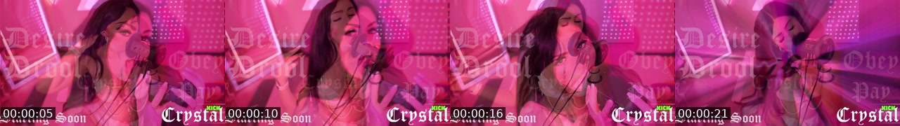 Contact-sheet preview of crystal's Kick recording