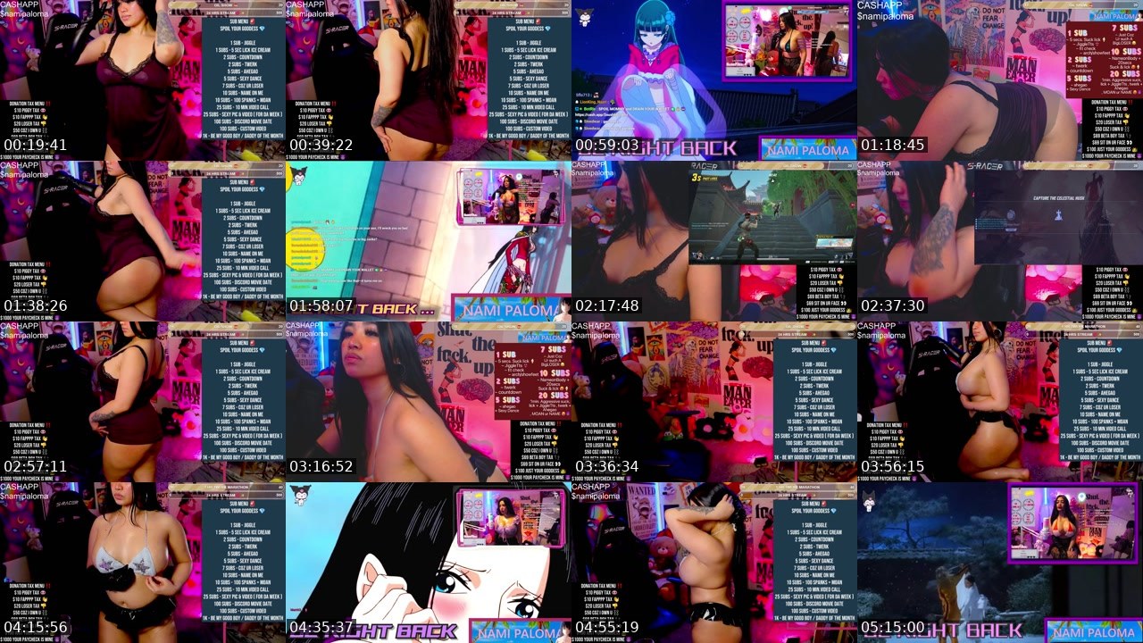 Contact-sheet preview of NamiPaloma's Kick recording