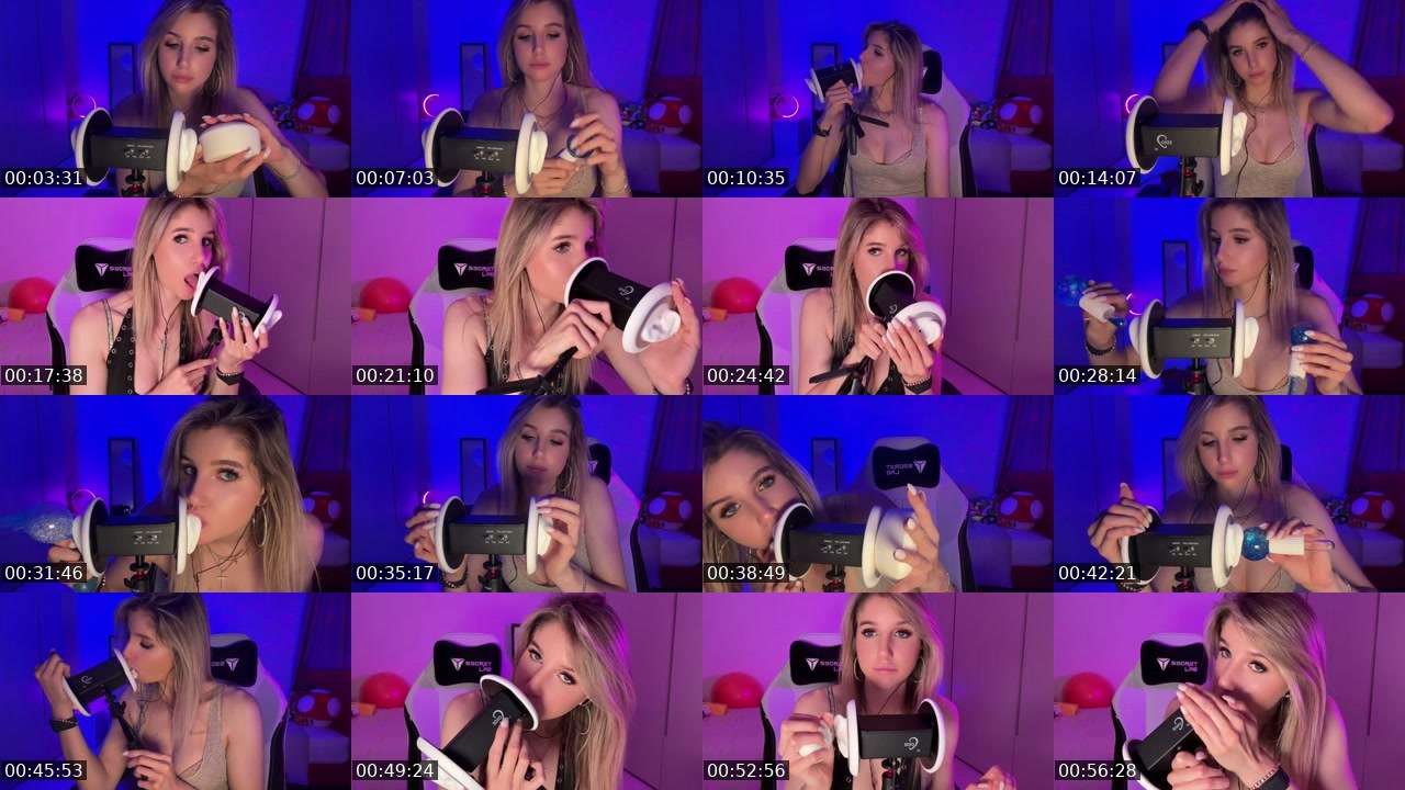 Contact-sheet preview of alinaaxblonde's Kick recording