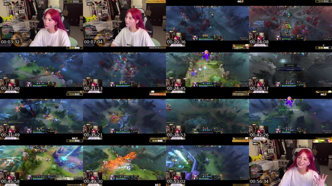 Contact-sheet preview of inamiing's Kick recording
