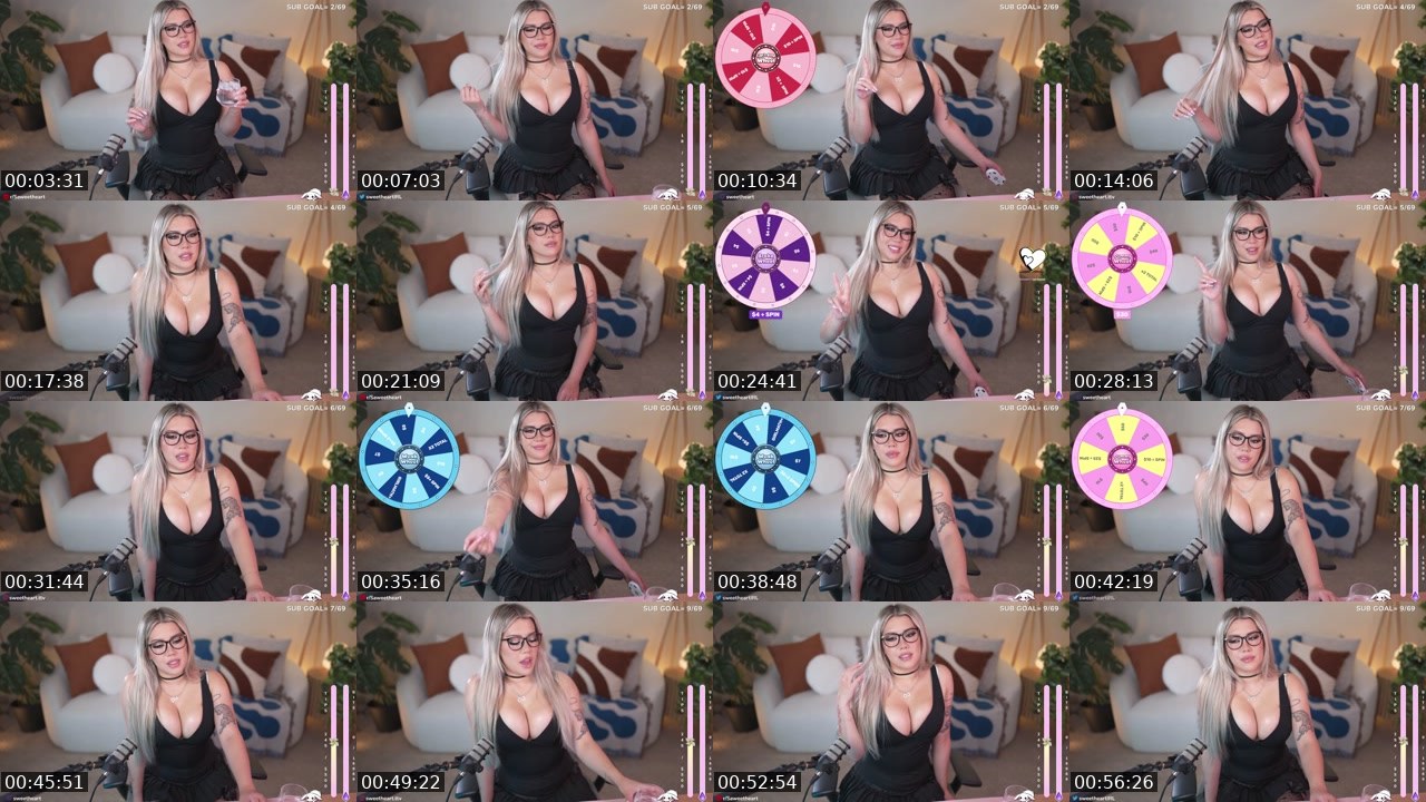 Contact-sheet preview of sweetheart's Kick recording