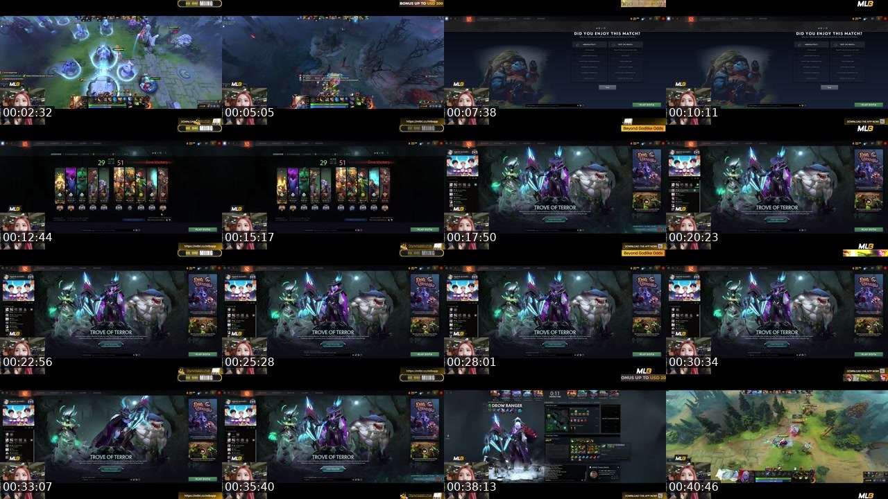 Contact-sheet preview of inamiing's Kick recording