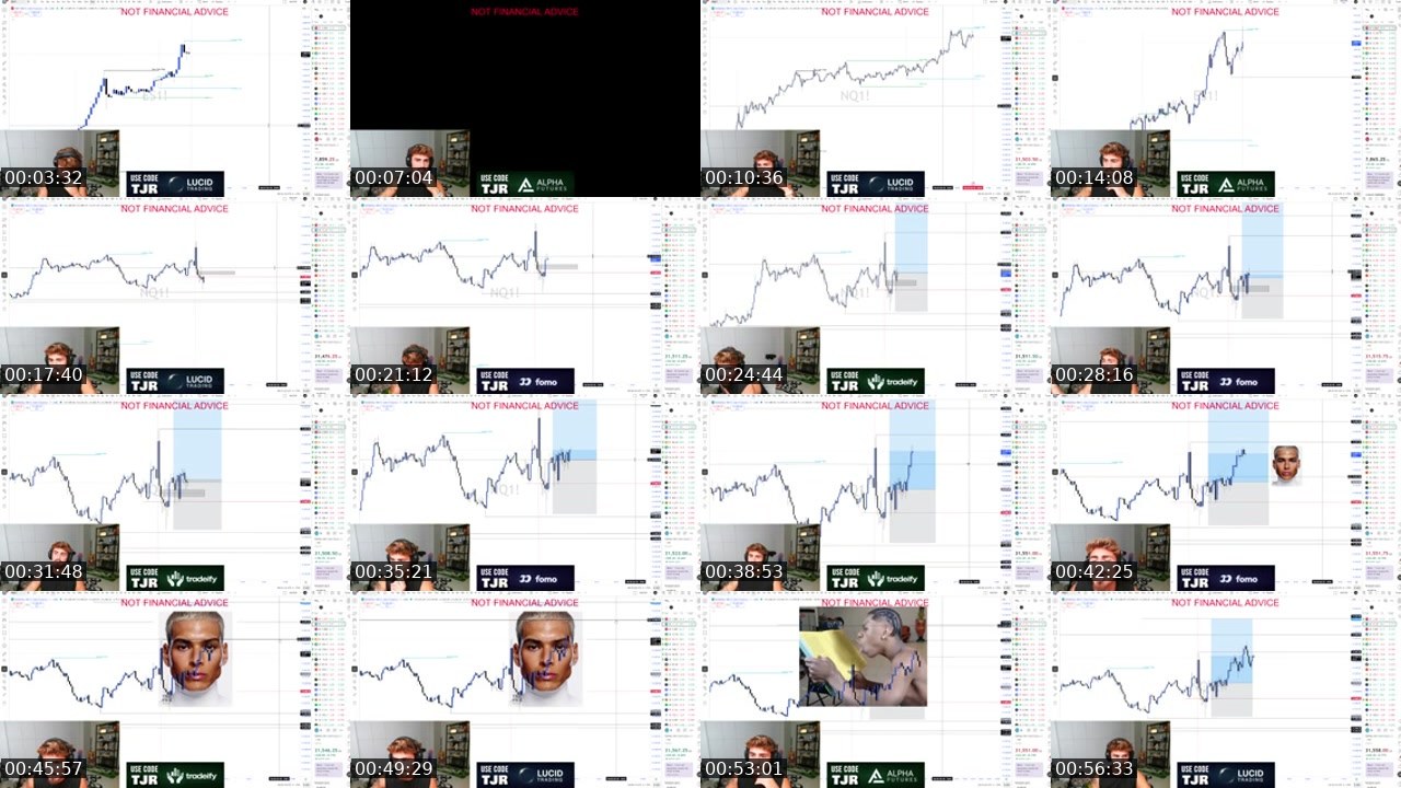 Contact-sheet preview of TJR's Kick recording