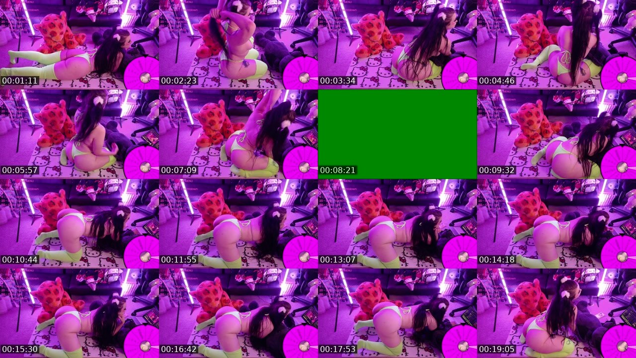 Contact-sheet preview of PinkYosh's Kick recording