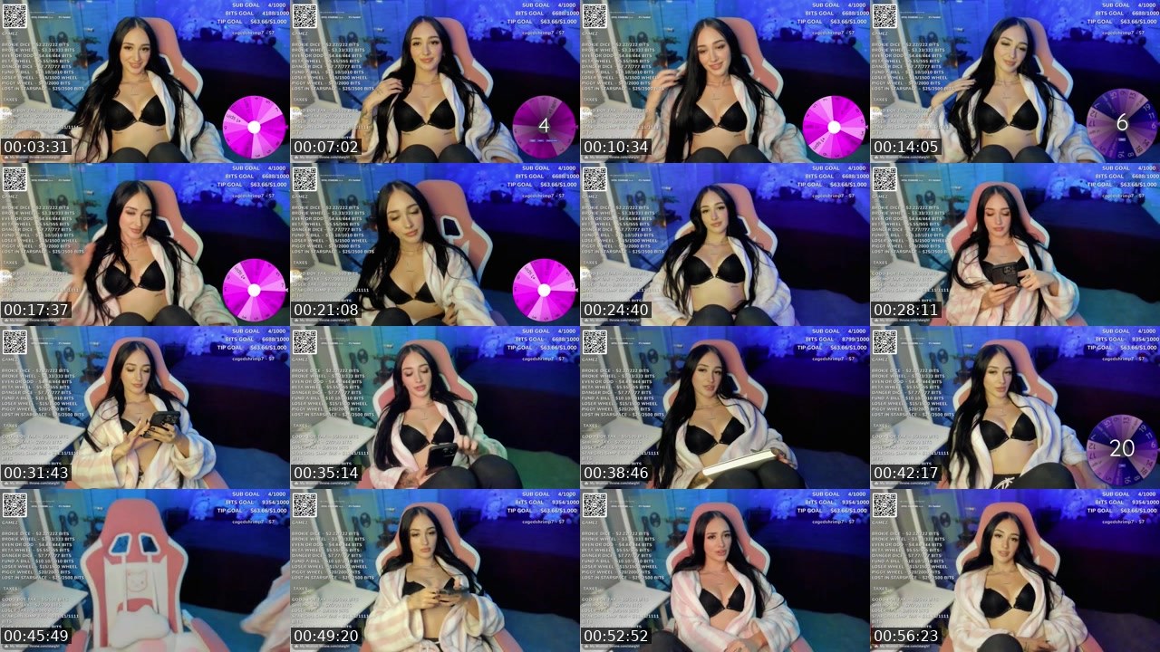 Contact-sheet preview of spoilstargirl's Kick recording
