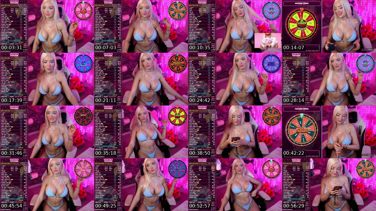 Contact-sheet preview of KristenLanae's Kick recording
