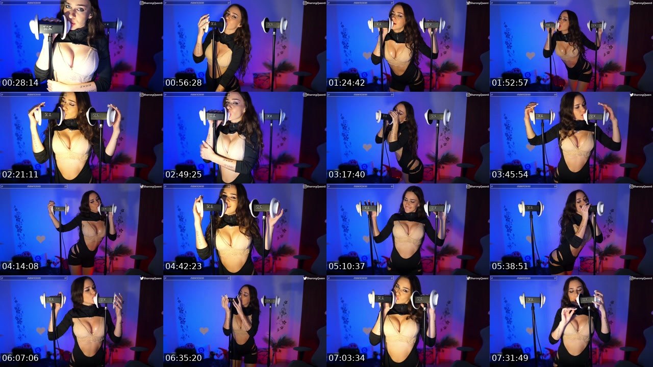 Contact-sheet preview of SharonQueen's Kick recording