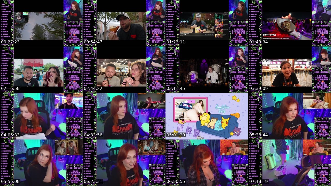 Contact-sheet preview of PeachyJade's Kick recording