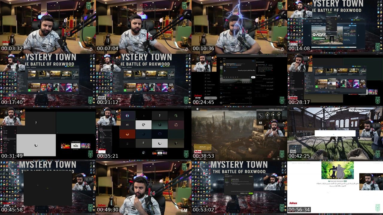 Contact-sheet preview of SXB's Kick recording