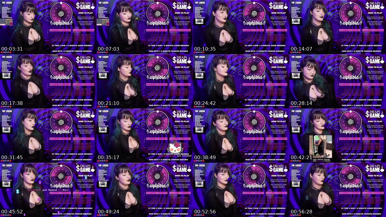 Contact-sheet preview of ophidiavenom's Kick recording