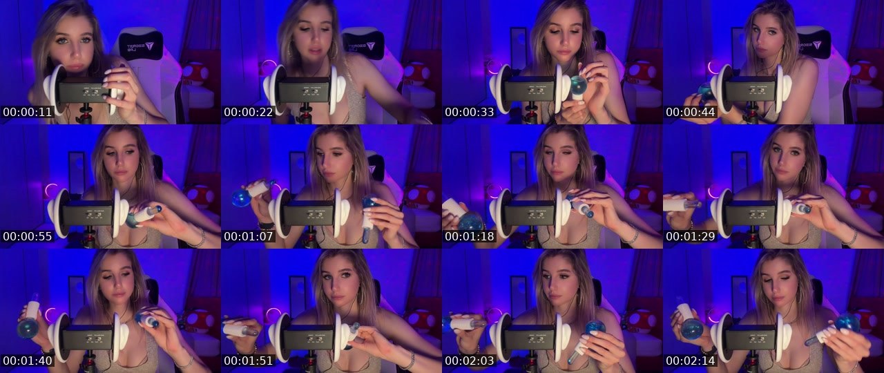 Contact-sheet preview of alinaaxblonde's Kick recording