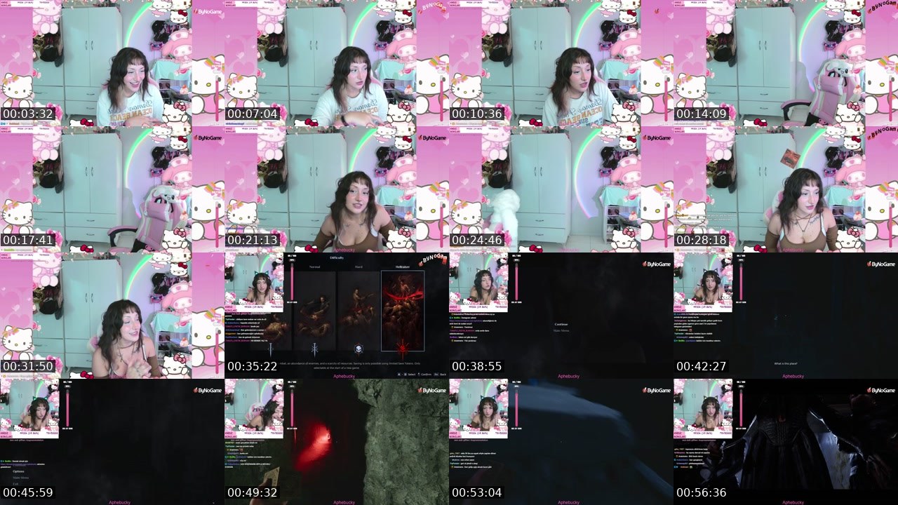 Contact-sheet preview of aphebucky's Kick recording