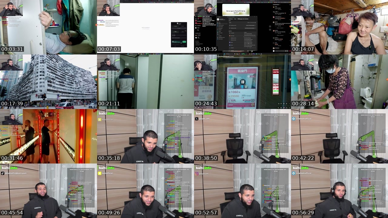 Contact-sheet preview of Balti's Kick recording