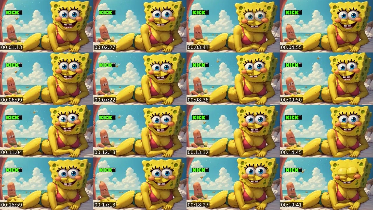 Contact-sheet preview of PandaTheTortureClown's Kick recording