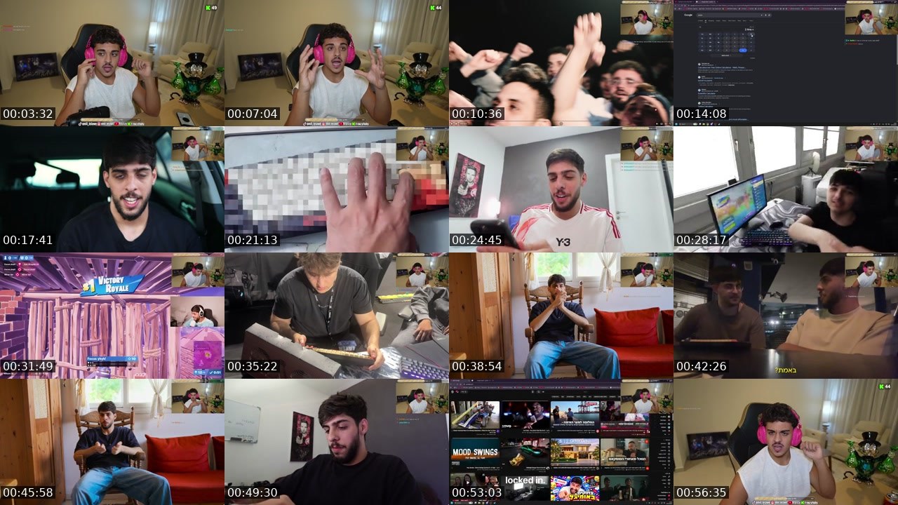Contact-sheet preview of FrenzyFishy's Kick recording