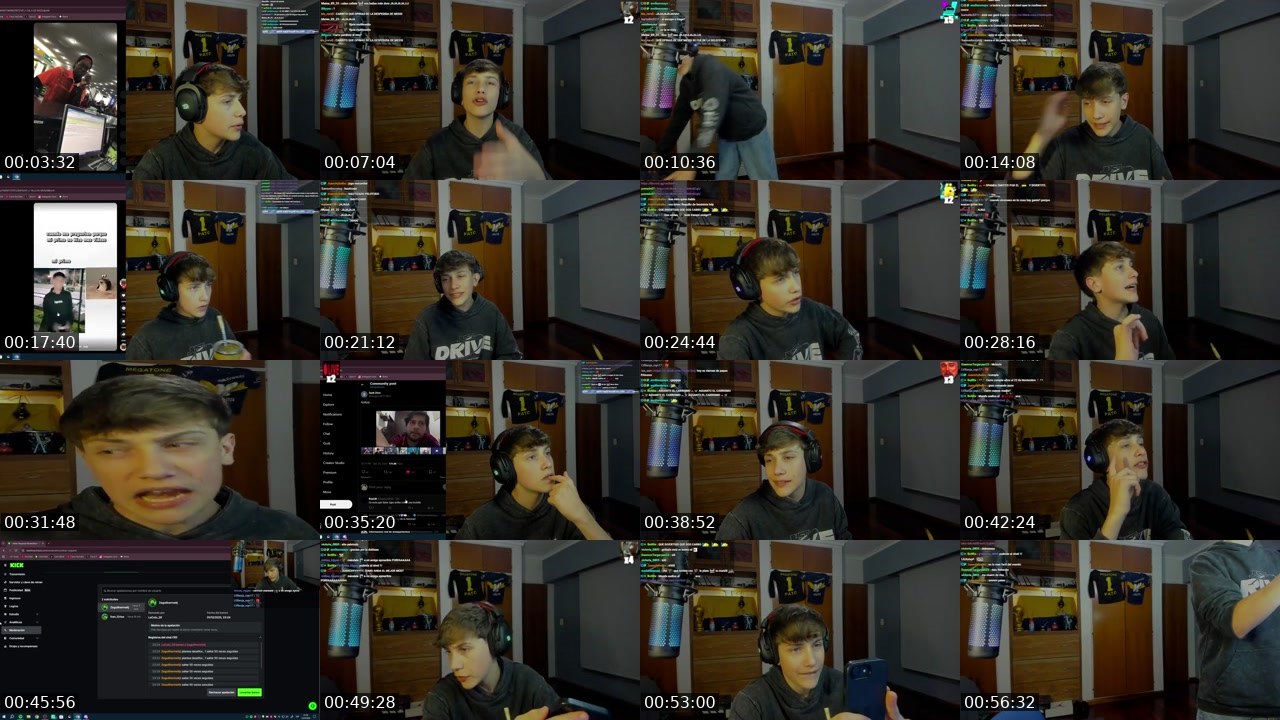 Contact-sheet preview of carro0's Kick recording