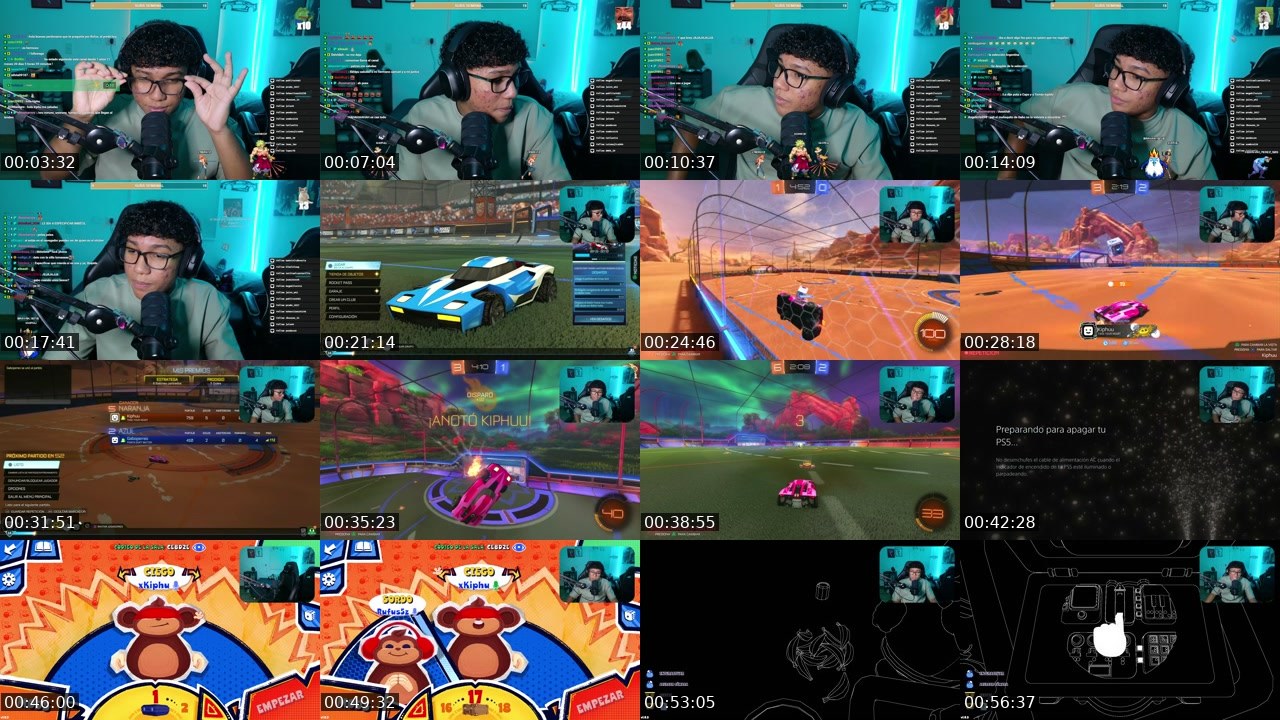 Contact-sheet preview of xKiphu's Kick recording