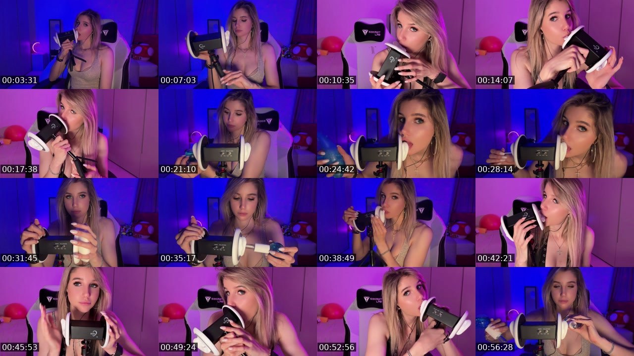 Contact-sheet preview of alinaaxblonde's Kick recording