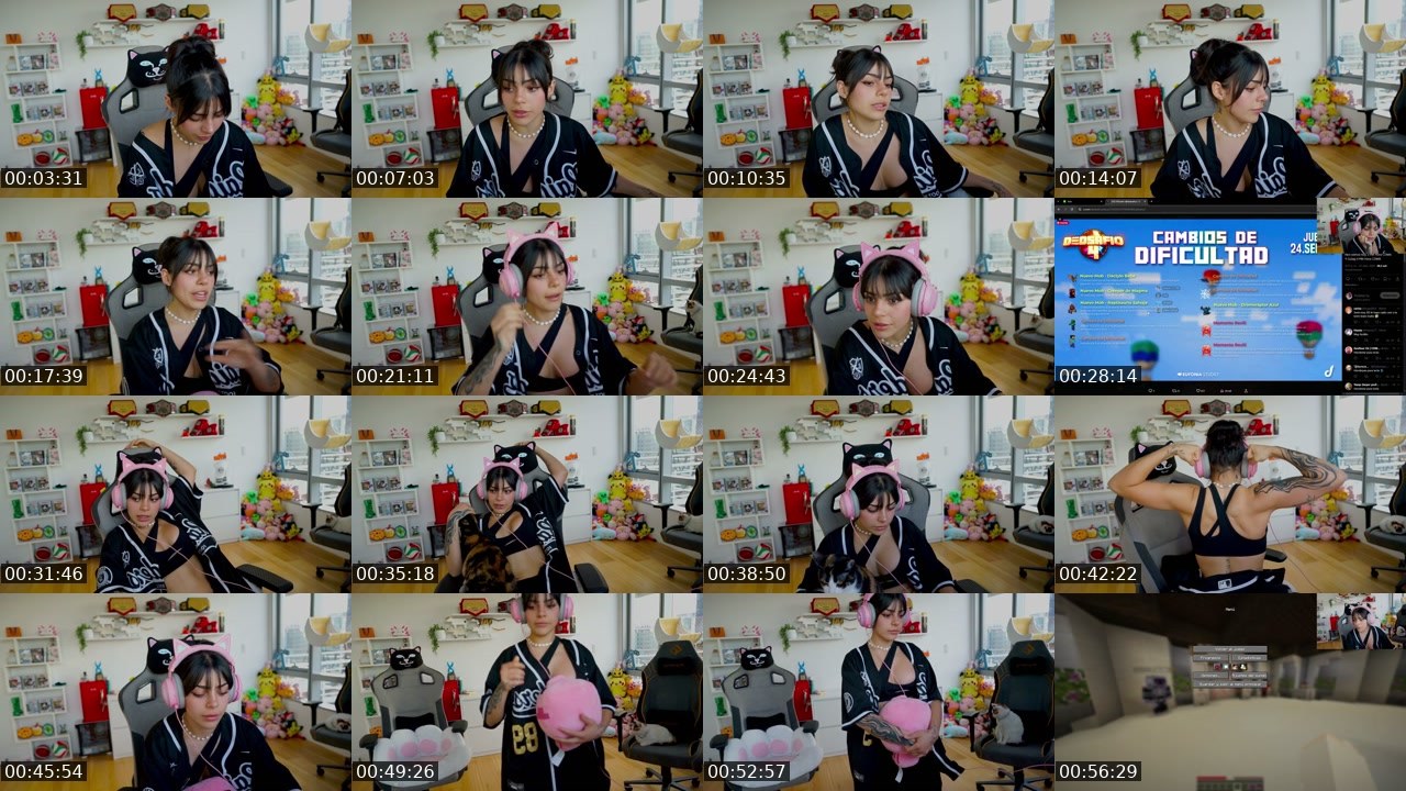 Contact-sheet preview of Milica's Kick recording