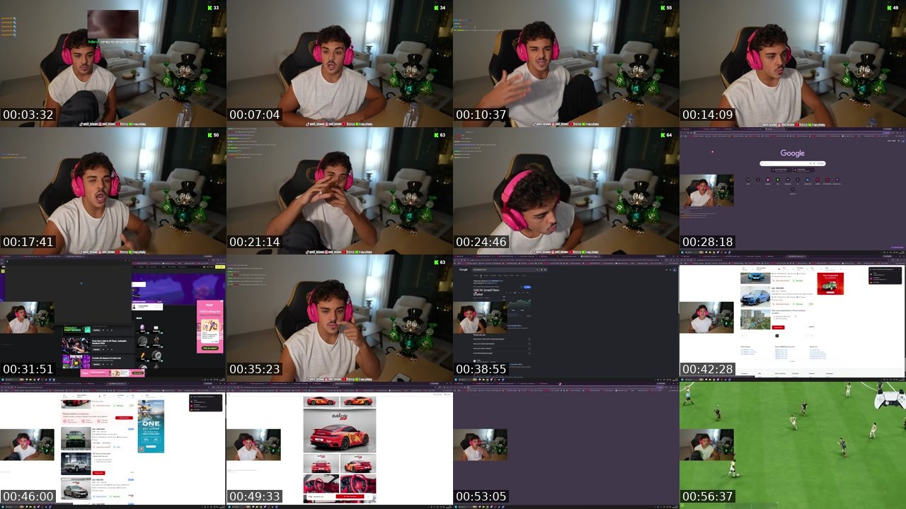 Contact-sheet preview of FrenzyFishy's Kick recording