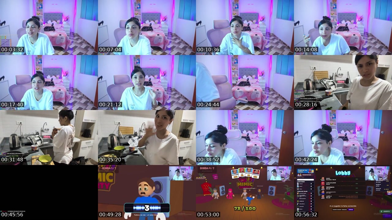 Contact-sheet preview of NikiGomez's Kick recording