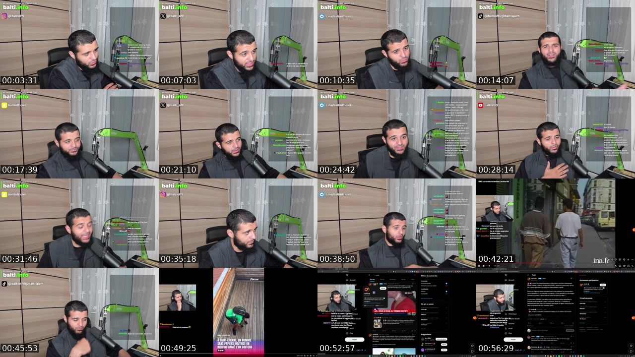 Contact-sheet preview of Balti's Kick recording