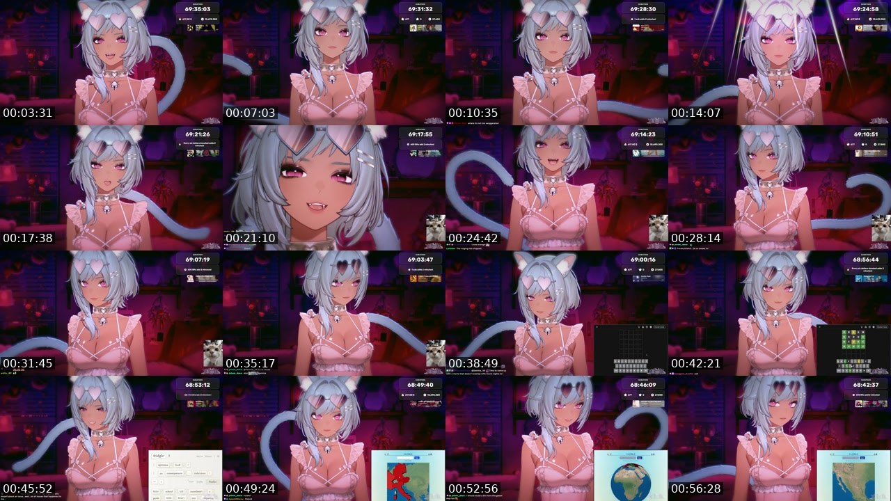 Contact-sheet preview of lilah's Kick recording