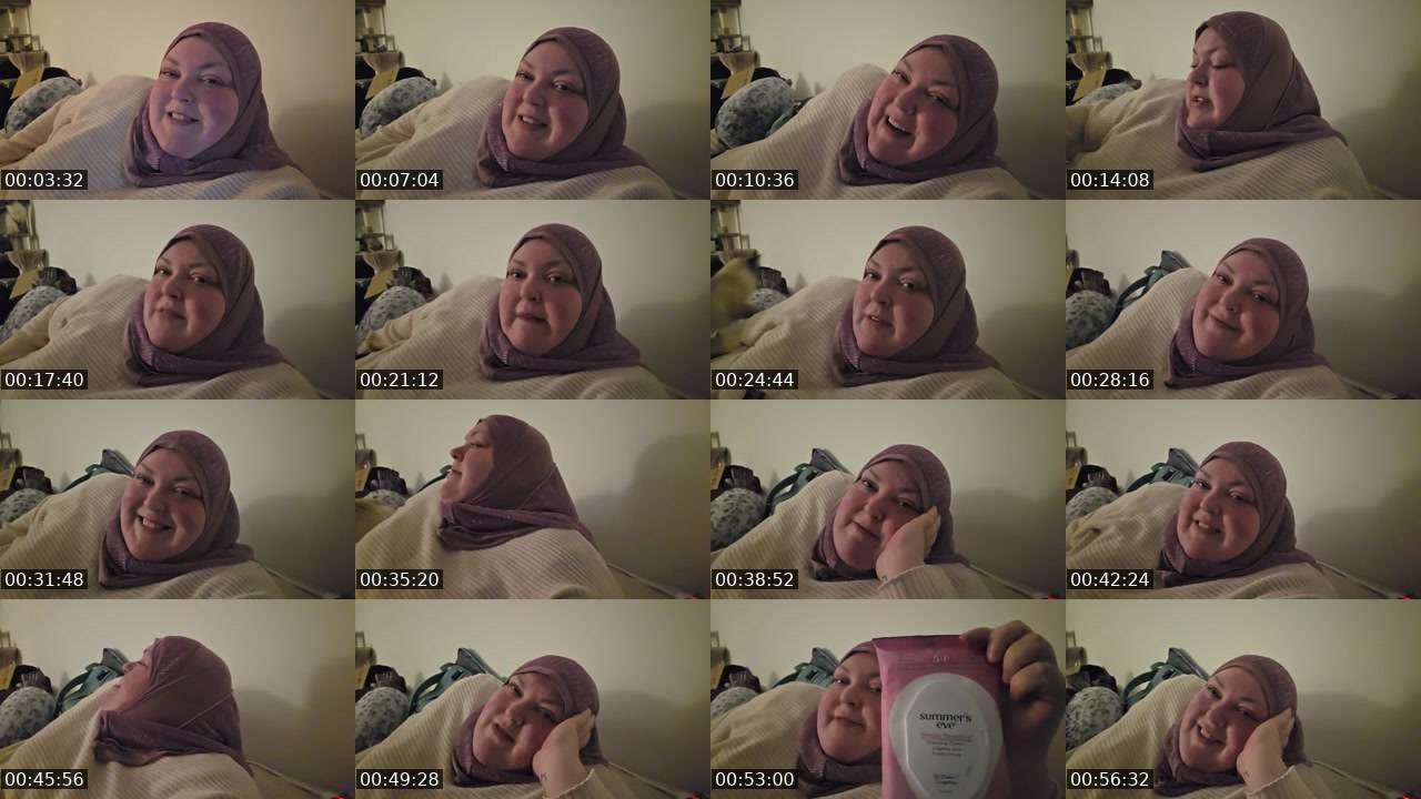 Contact-sheet preview of foodiebeautykick's Kick recording