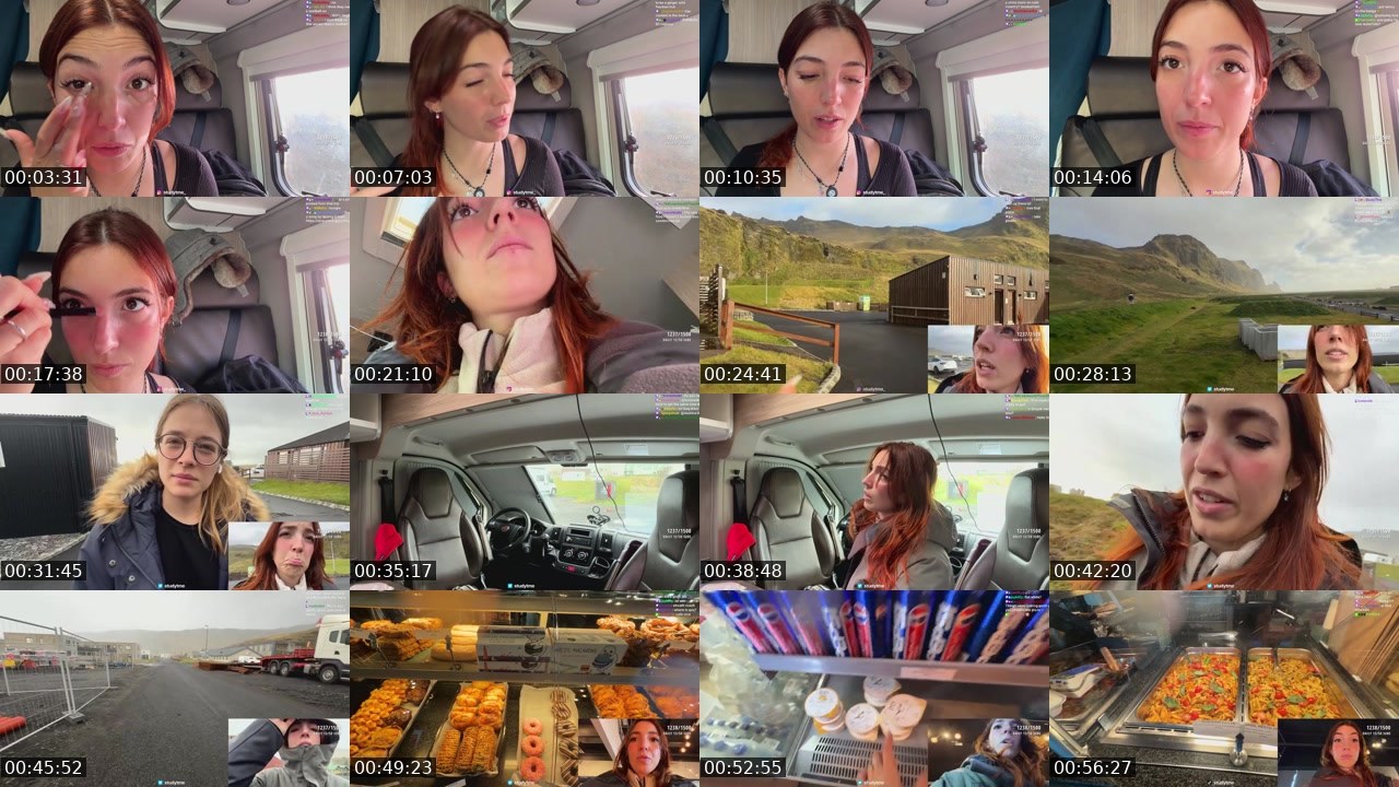 Contact-sheet preview of StudyTme's Kick recording