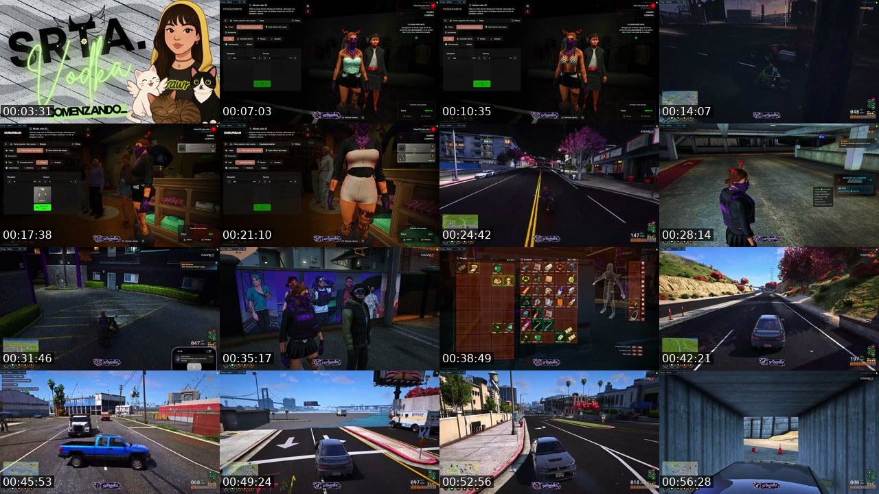 Contact-sheet preview of SrtaVodka's Kick recording