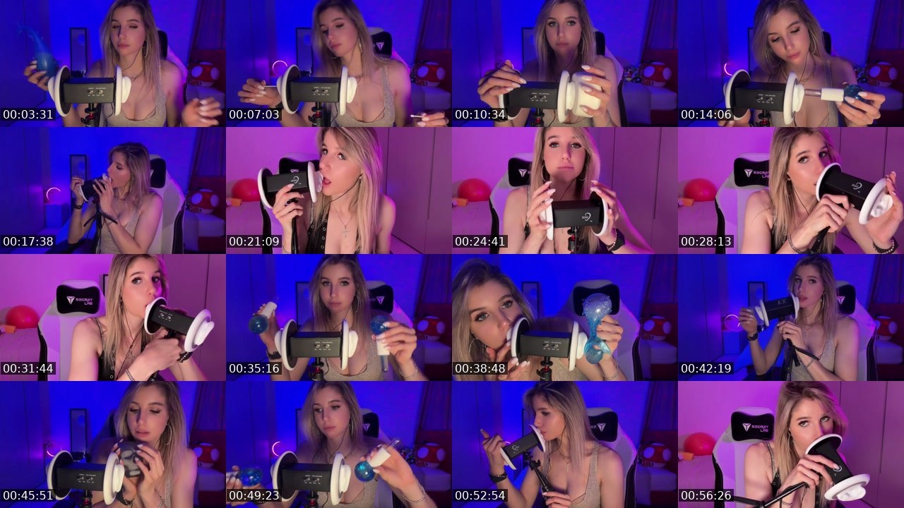 Contact-sheet preview of alinaaxblonde's Kick recording