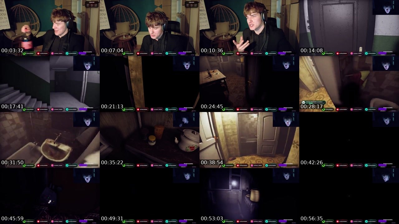 Contact-sheet preview of ProfesorKlakier's Kick recording