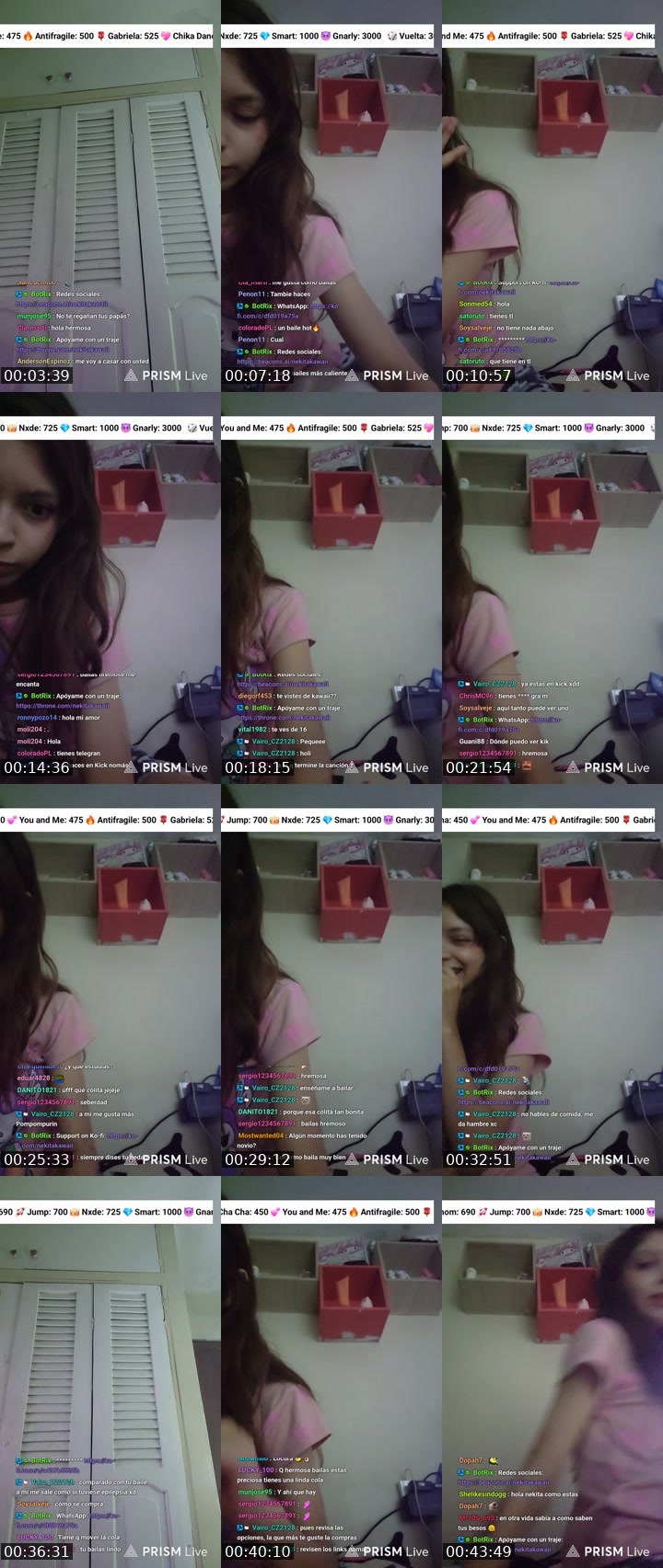 Contact-sheet preview of NekitaKawaii's Kick recording