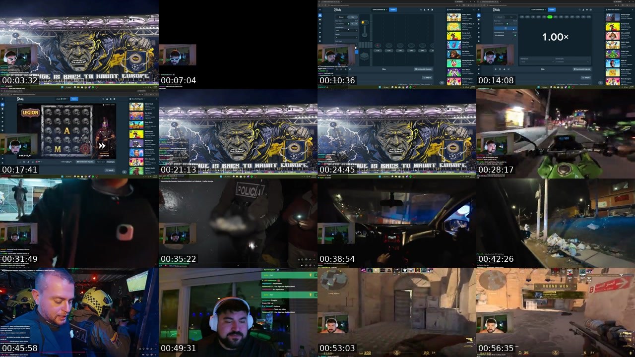 Contact-sheet preview of Canbequit's Kick recording