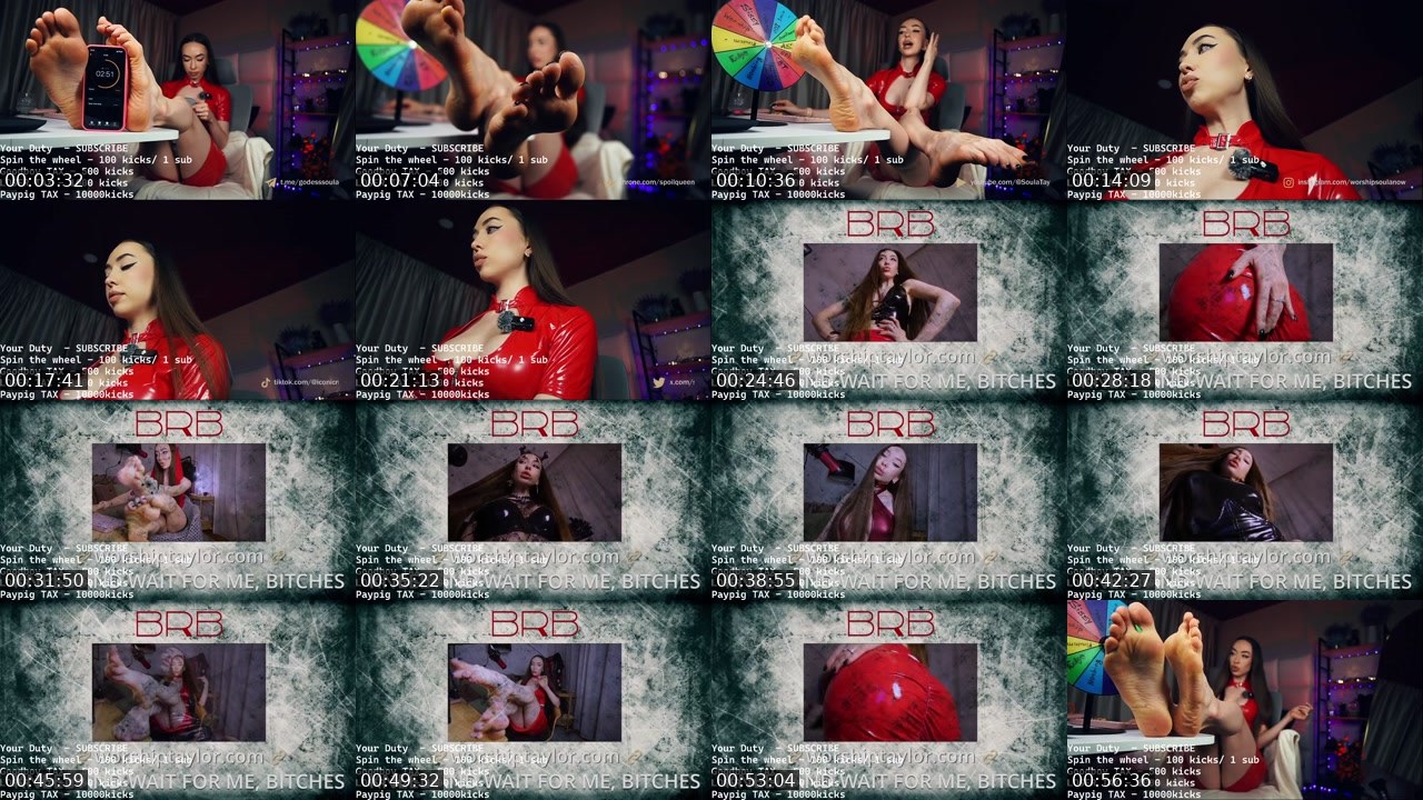 Contact-sheet preview of presidenttaylor's Kick recording
