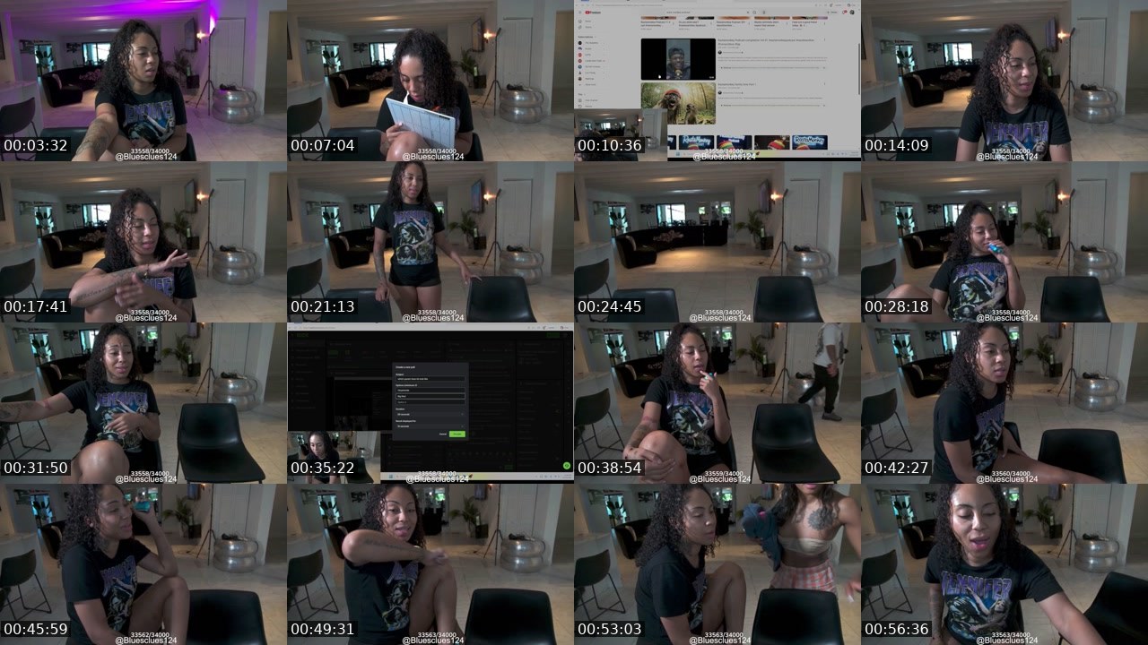 Contact-sheet preview of bluesclues124's Kick recording
