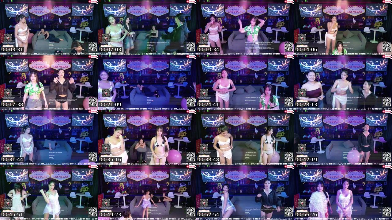 Contact-sheet preview of Lasvegasagogoclubpattaya's Kick recording