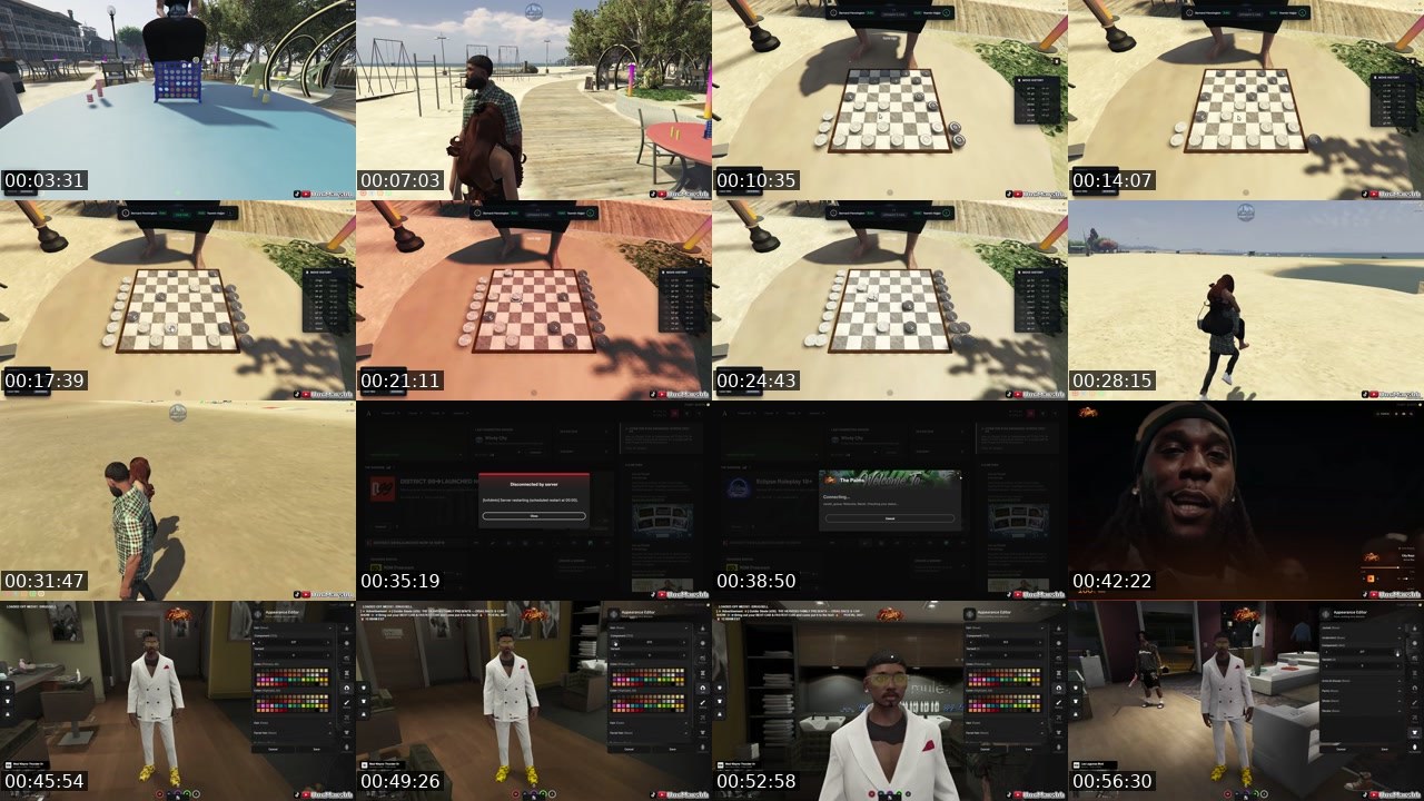 Contact-sheet preview of UncMarsh's Kick recording