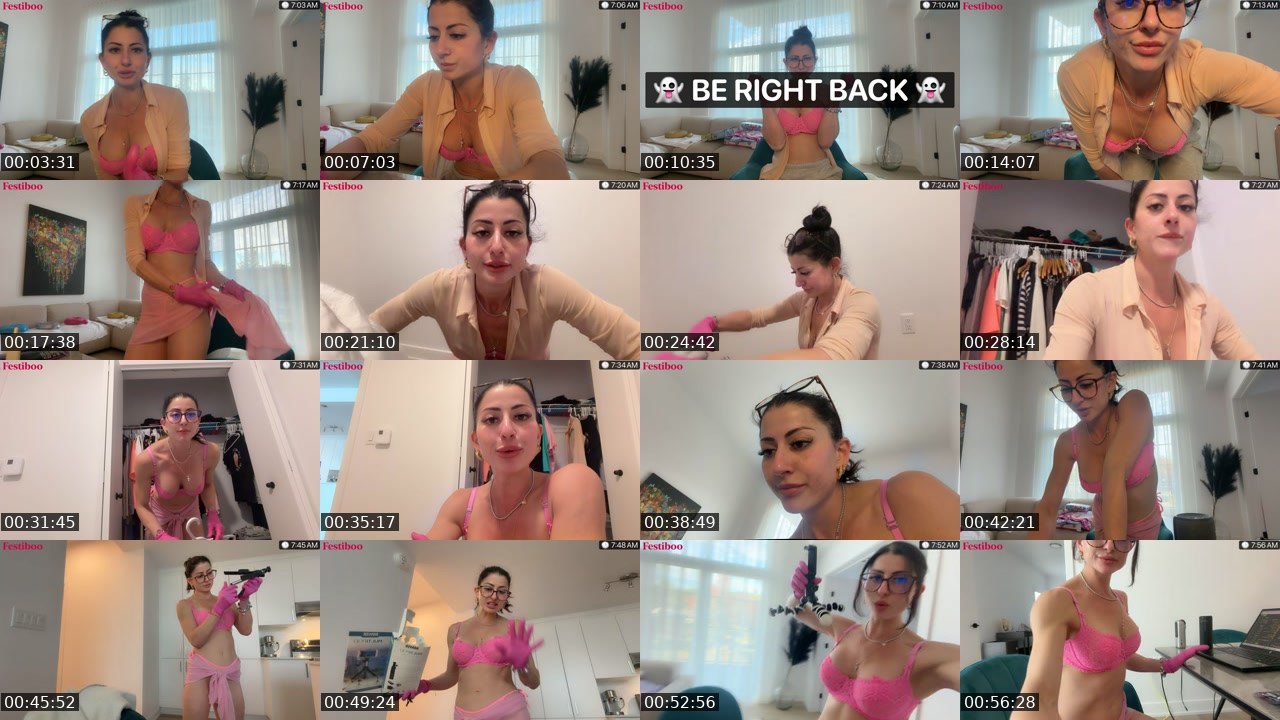 Contact-sheet preview of festiboo's Kick recording