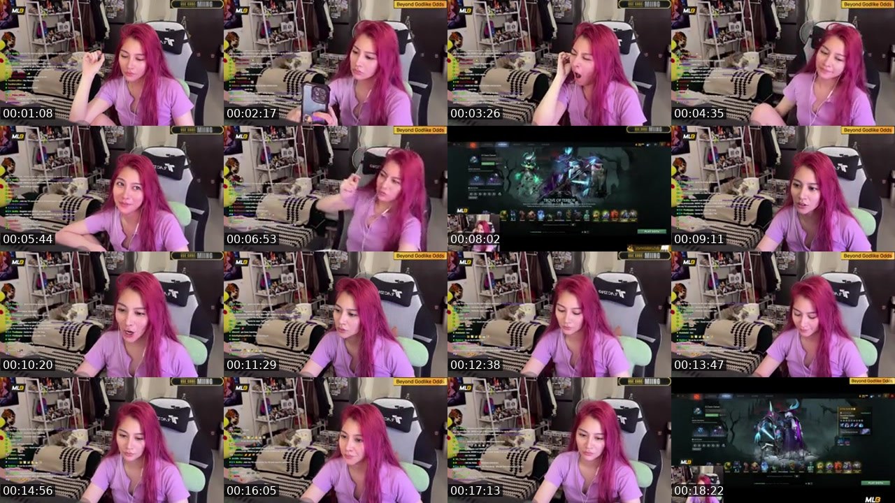 Contact-sheet preview of inamiing's Kick recording