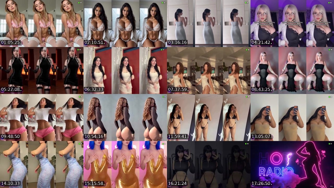 Contact-sheet preview of HotRadio's Kick recording