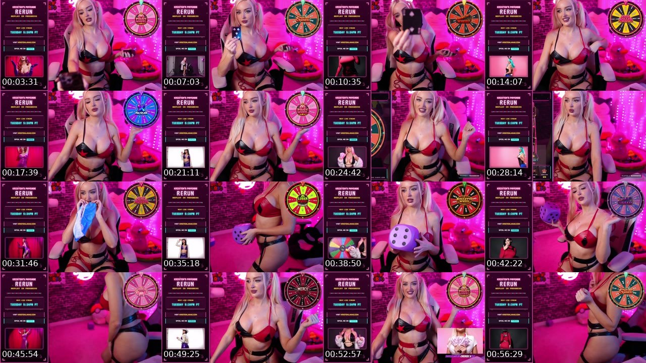 Contact-sheet preview of KristenLanae's Kick recording