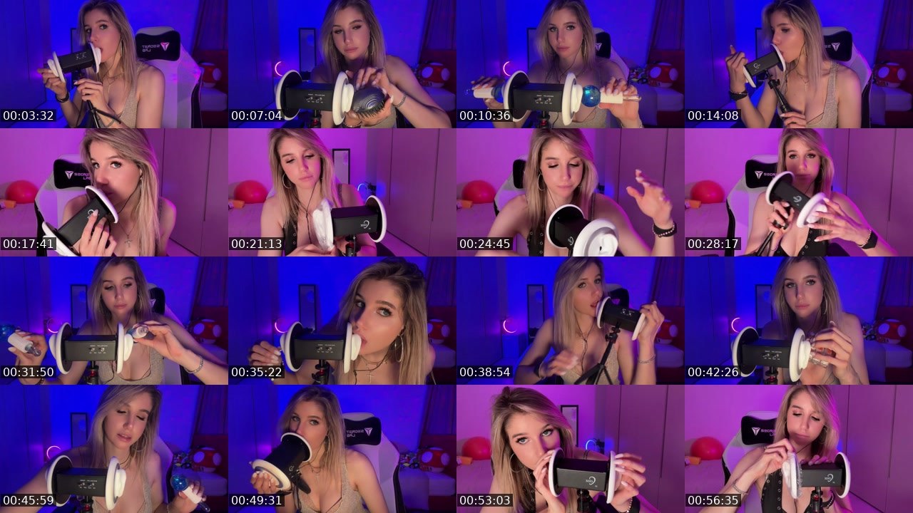 Contact-sheet preview of alinaaxblonde's Kick recording