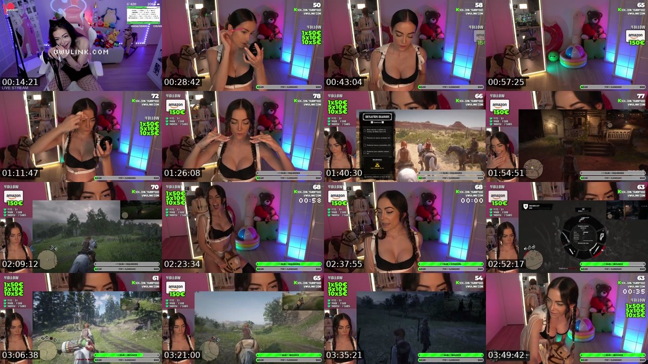 Contact-sheet preview of yammykko's Kick recording