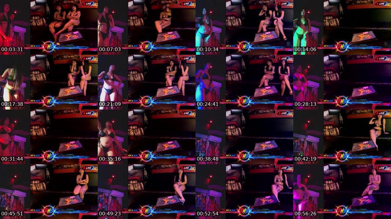 Contact-sheet preview of RedHotAndBlueAgogoPattaya's Kick recording