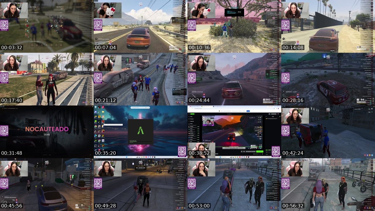 Contact-sheet preview of Narafps's Kick recording